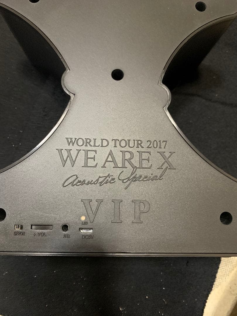 WE ARE X Acoustic Special VIP特典。スピーカー。