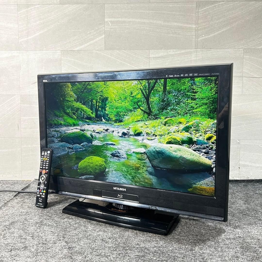 三菱電機 液晶テレビ 32インチ REAL Blu-Ray内蔵 d4776
