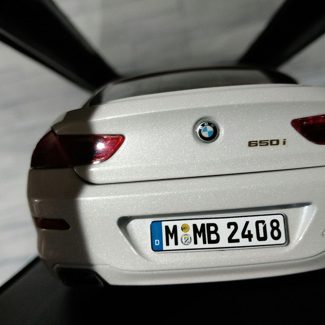 1/18 BMW 6シリーズ　グランクーペ　ディーラー品　ミニカー　ホワイト