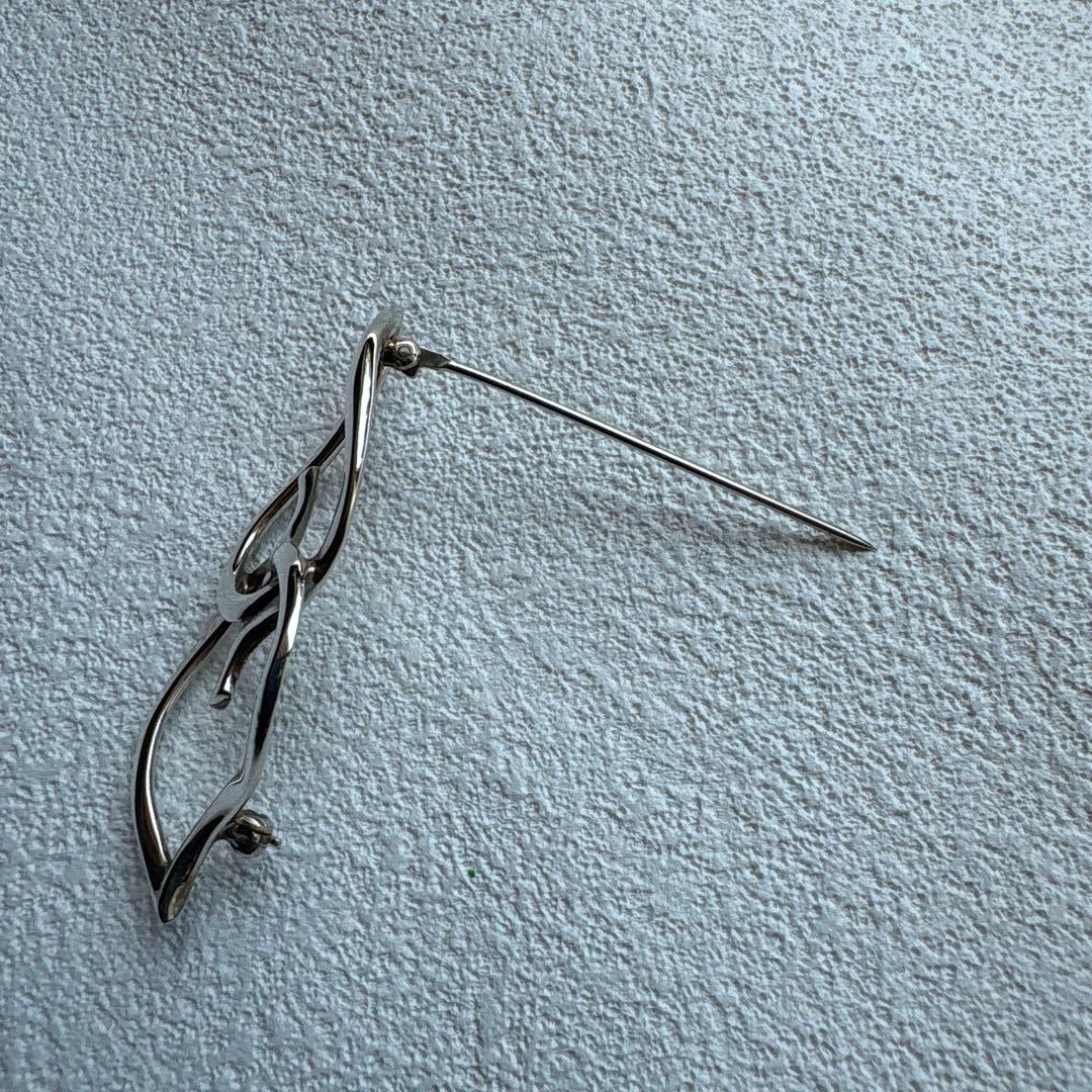 Tiffany broach ティファニーブローチ　ダブルリーフ