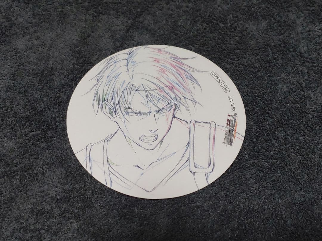 あ*あ様 コースター 線画 コミケ限定 リヴァイ 進撃の巨人