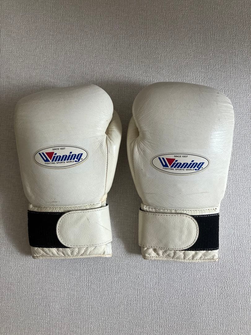 winning ウィニング ボクシンググローブ ホワイト 12oz スパーリング