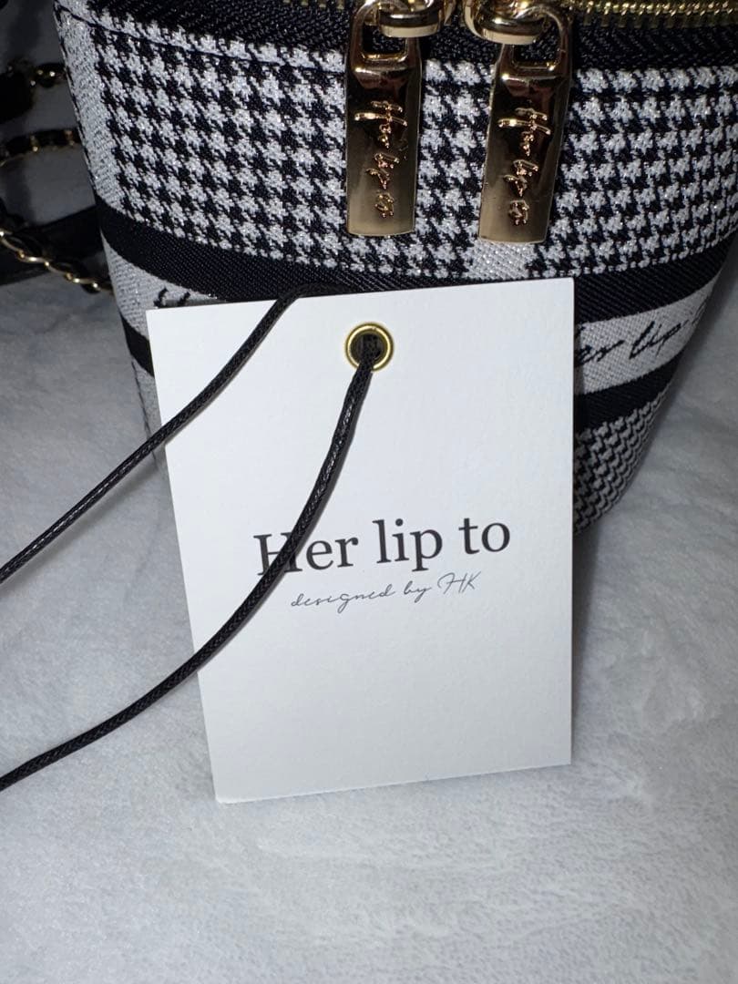 バッグ herlipto HLT Jacquard Mini Vanity Bag