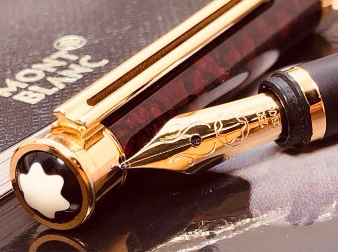 モンブラン　★幸運と金運を呼ぶパワー石レッドメノウ・マーブル特別なノブレスドウエ