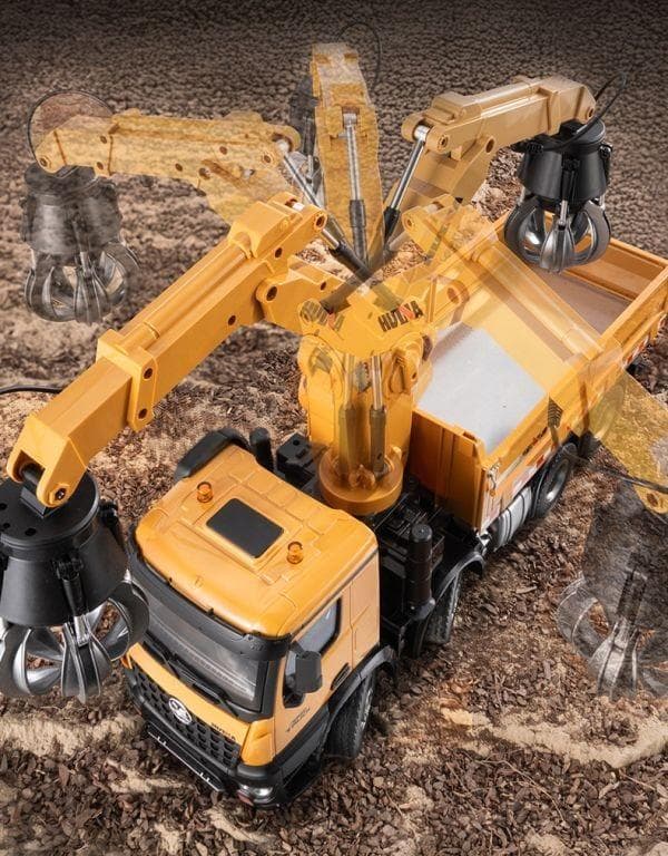 1/14 26ch 4軸8輪 折り曲げ式クレーントラック ☆Huina 1538