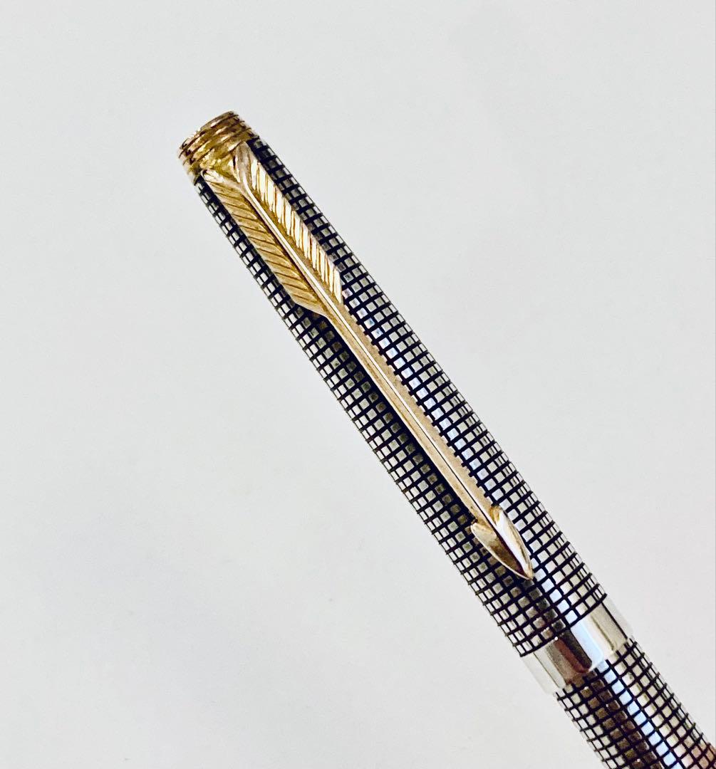 シルバー925◆パーカー ♯75シズレ スターリング 純銀ボールペン 1970s