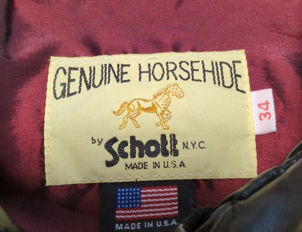 【極美品】ショット 641XXH ホースハイド ライダース ジャケット