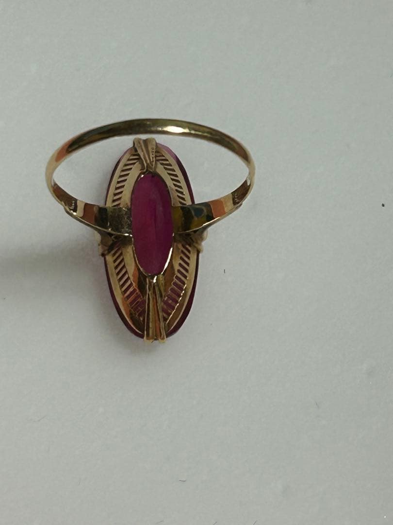 K18 ルビー 指輪 リング