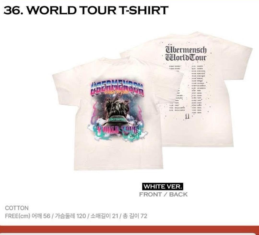 GDRAGON Übermensch INSEOULENCORE 公式 Tシャツ