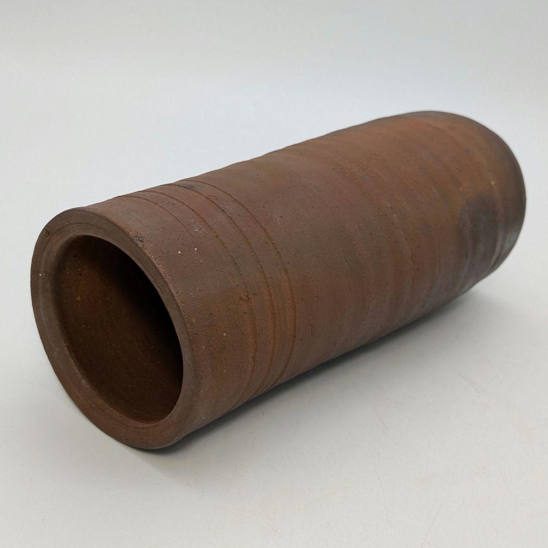 岡山県重要無形文化財 伊勢崎満 備前焼 花生 共箱合布 花入 花瓶 花器 置物