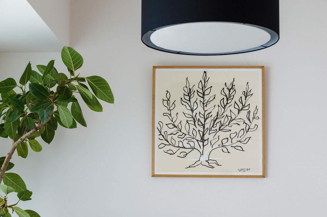 アンリ・マティス 「低木」 ナチュラルフレーム　IDEE