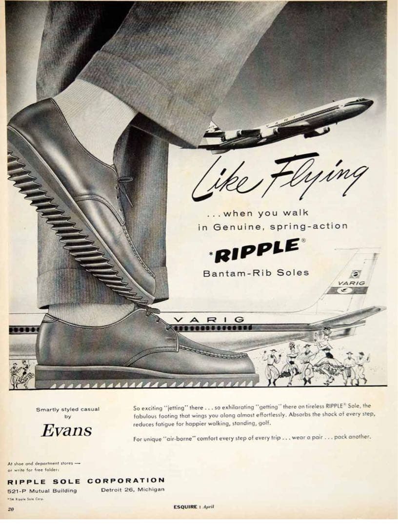 靴 70s Alden 4051 Algonquin Ripple sole