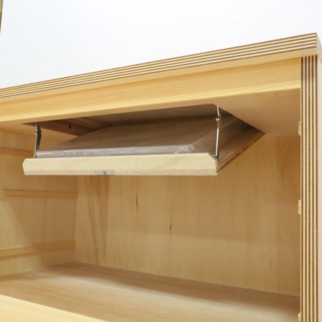 隠し収納付チェスト　ハンドメイド　02163