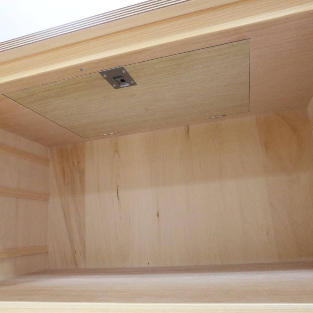 隠し収納付チェスト　ハンドメイド　02163