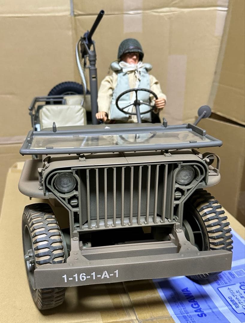 WILLYS JEEP 1/6サイズ　ジープ　フィギュア付き