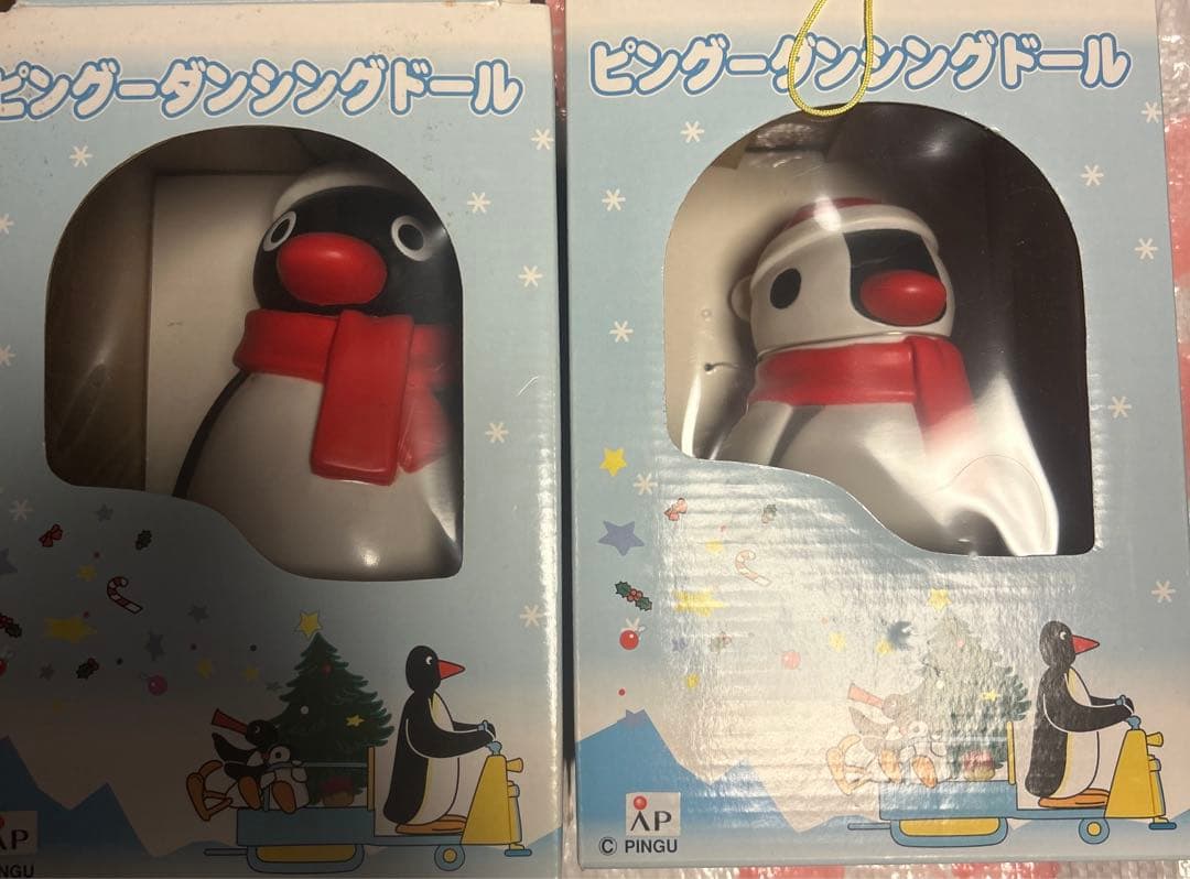 昭和レトロ　PINGU ピングー♡ダンシングドール 全2種コンプリート