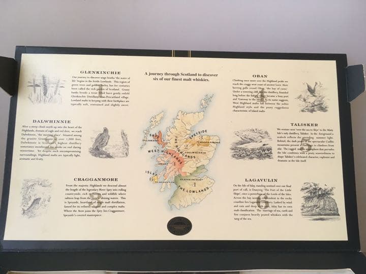 ウイスキーミニボトル　6本セット　クラシックモルト