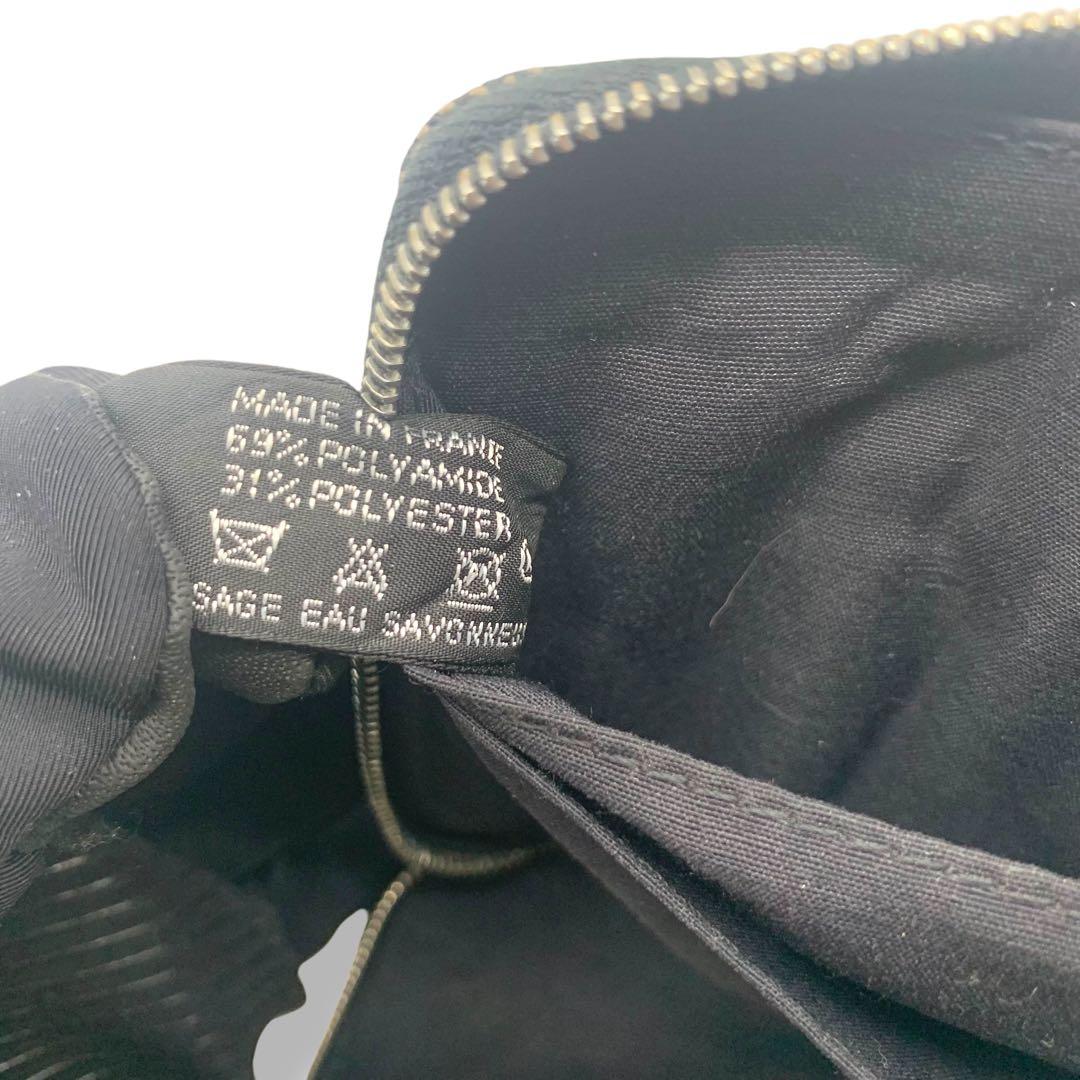 HERMES フールトゥ　財布　グレー　キャンバス　ウォレット