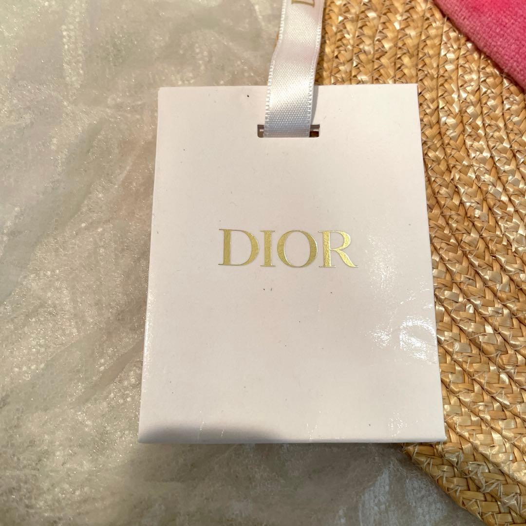 試着のみ　baby DIOR サンバイザー　キャップ帽子　キッズ