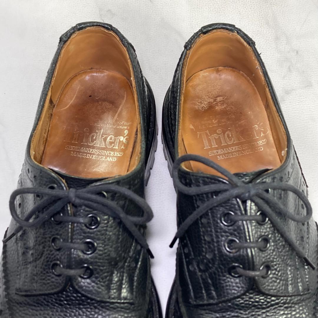 Trickers ILKLEY コマンドソール イングランド製 約25㎝ 黒