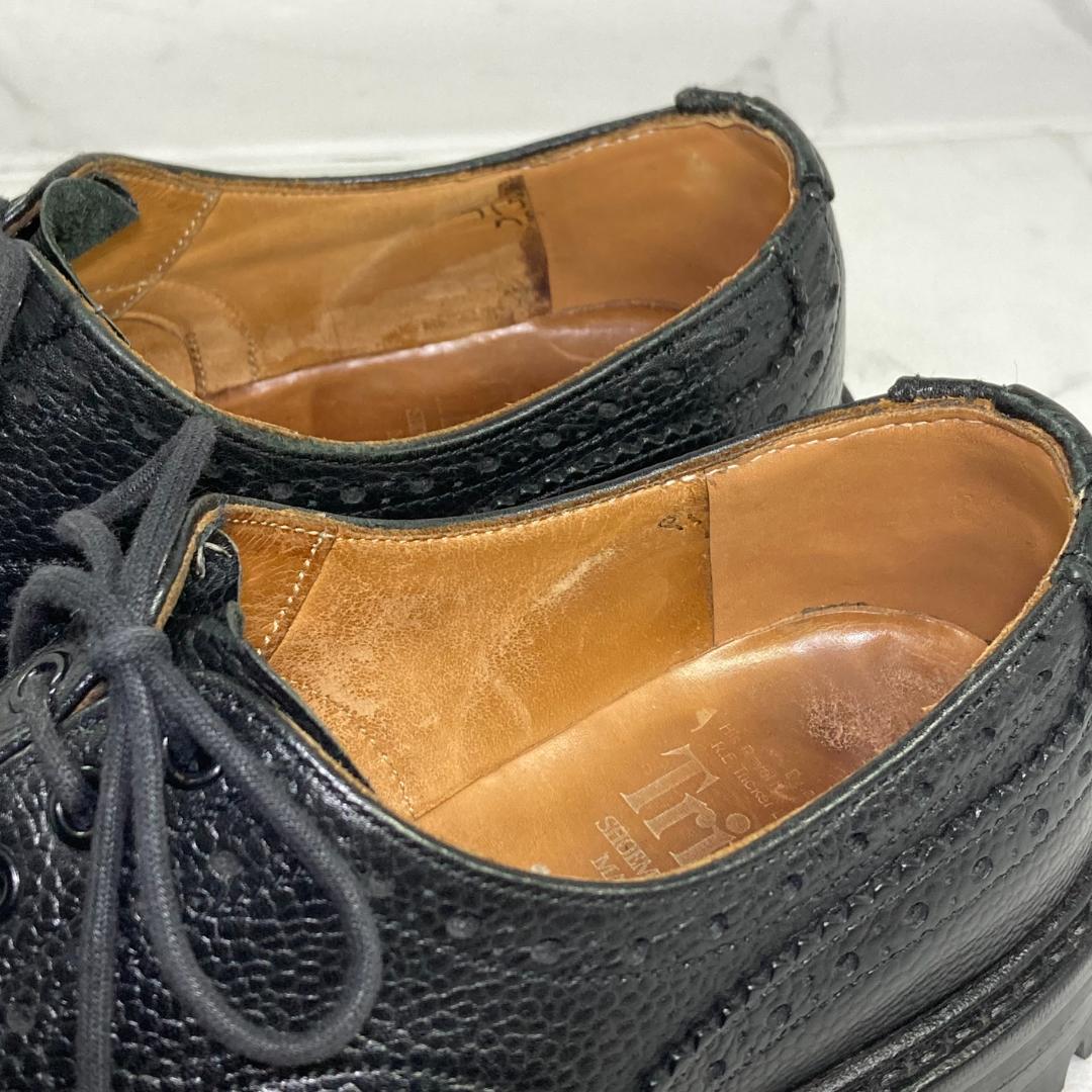 Trickers ILKLEY コマンドソール イングランド製 約25㎝ 黒