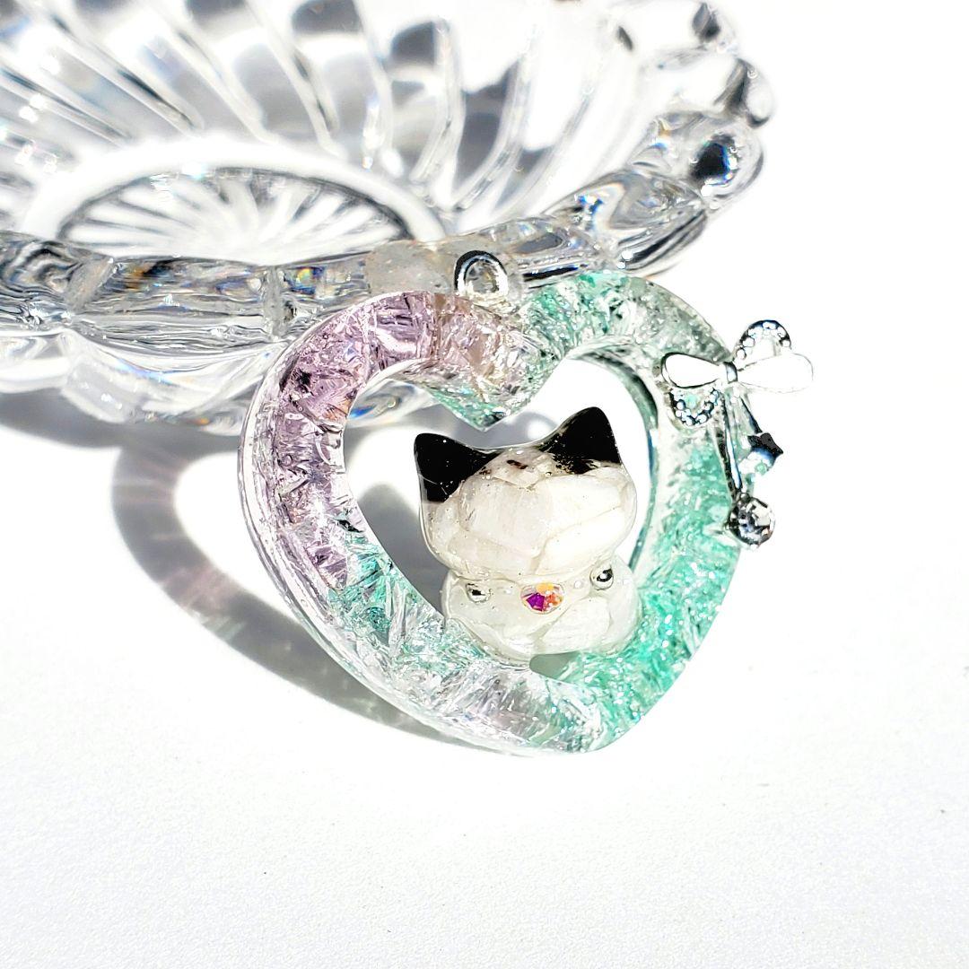 はくとん　　佐竹ガラスの星空ネックレス　レジンネックレス　ハンドメイド