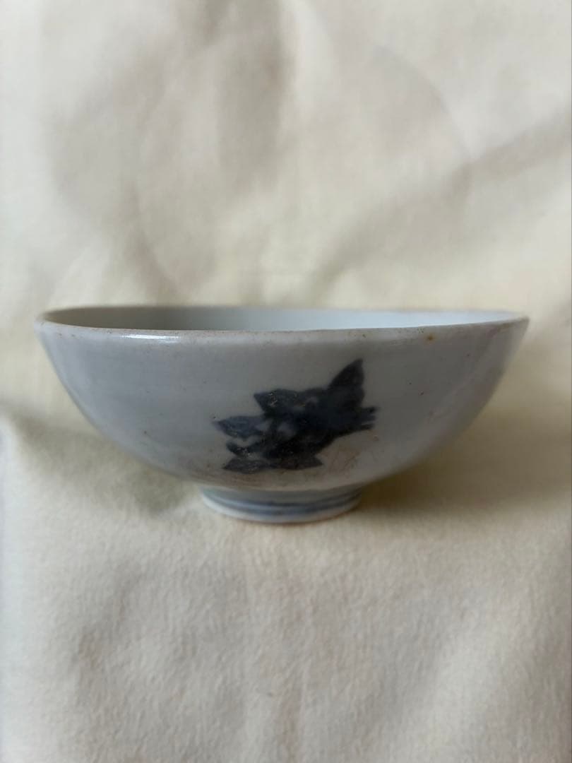 くらわんか小碗　コンニャク印判