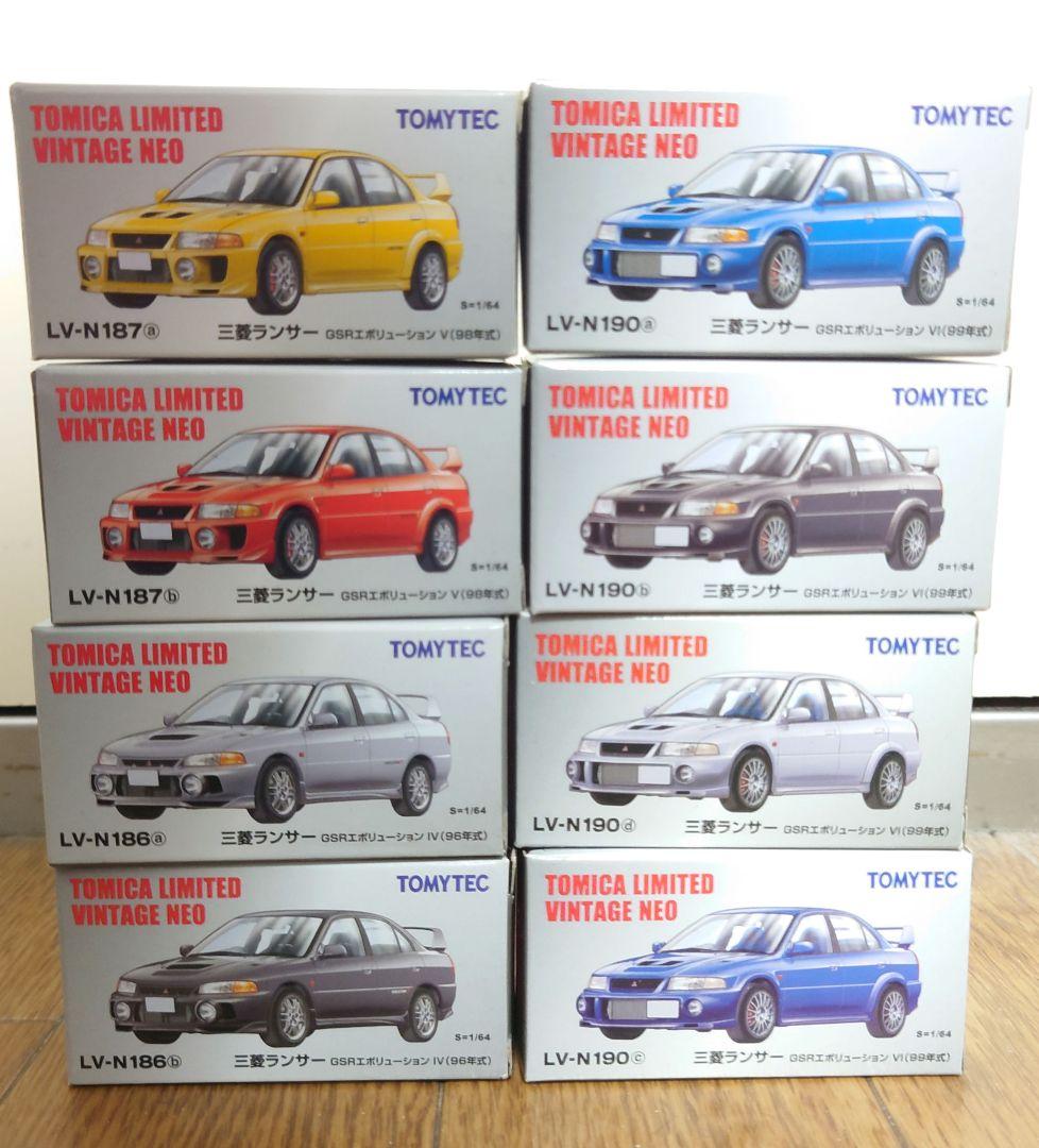 トミカリミテッド ヴィンテージ ネオ ランサーエボリューションVI 8台セット