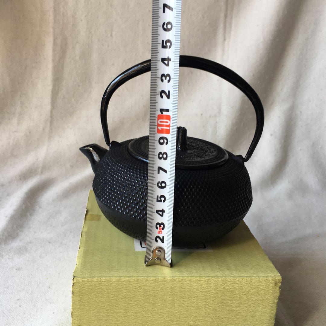 南部鉄器　急須　アラレ　ホーロー加工　鉄　鉄急須　未使用　岩手県水沢（奥州）市