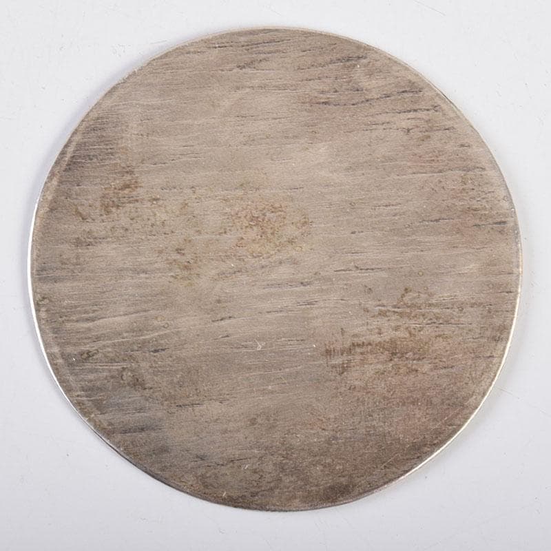 銀製　山本嘉夫（三代　平安梅都）造　松竹梅　置物　共箱　V　R9066