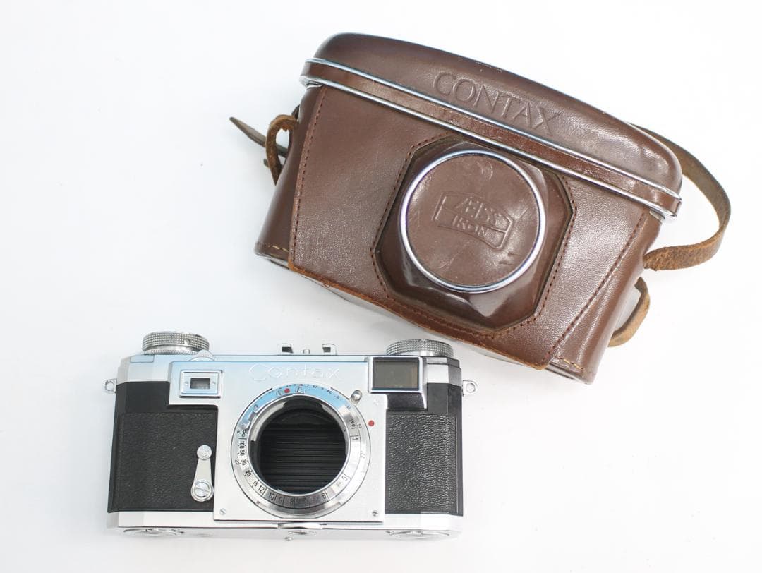 CONTAX IIa Zeiss Ikon ジャンク ケース付き