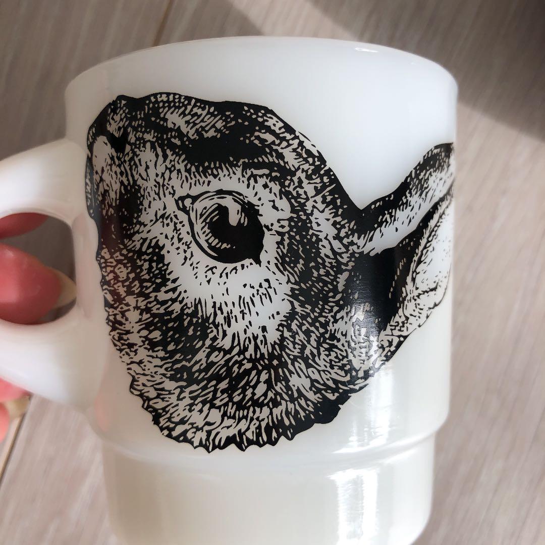 あちゃちゅむムチャチャ未使用うさぎミルクカップ2個keikiiiアッシュペー