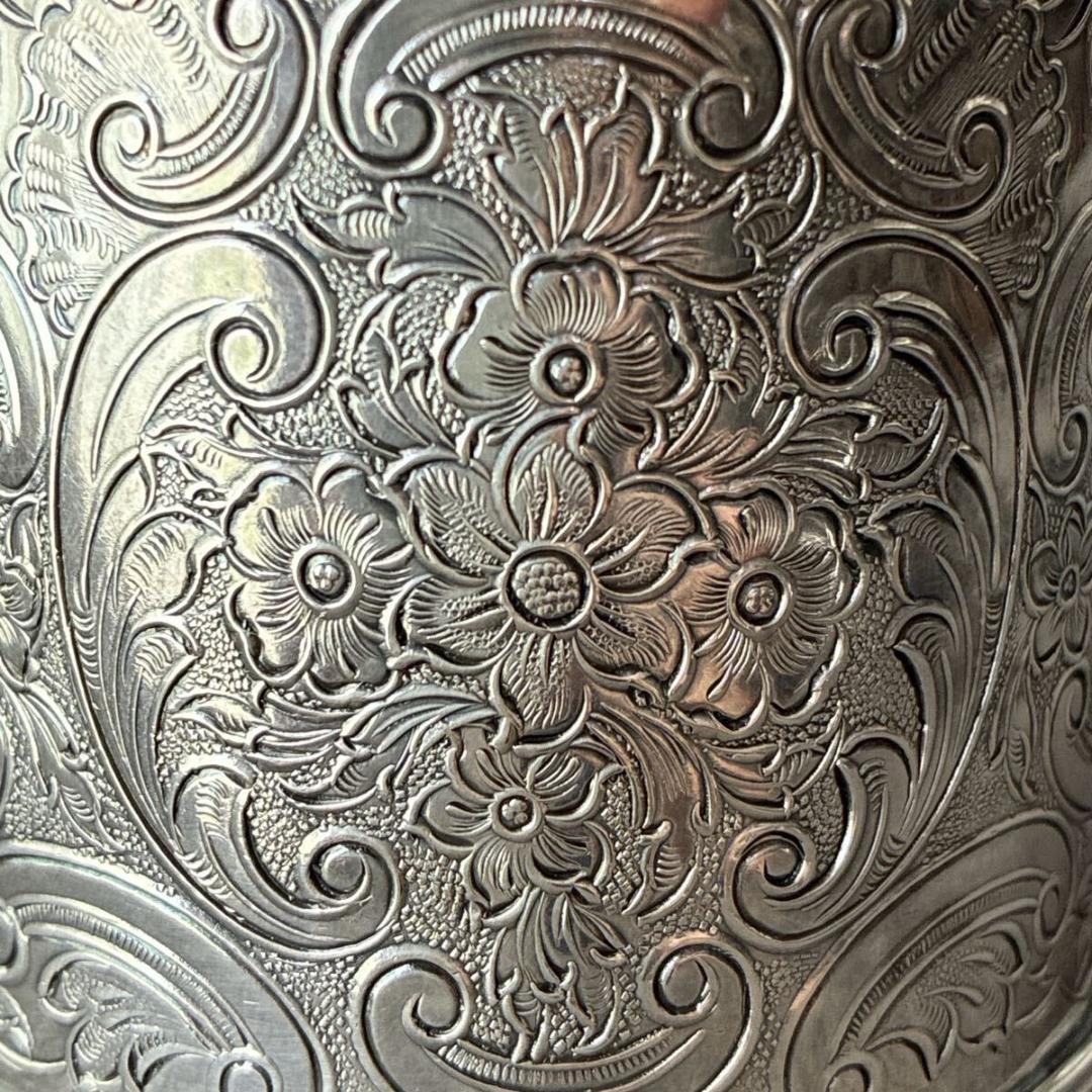 英国 Barker Ellis アンティーク ティーキャディ シルバープレート