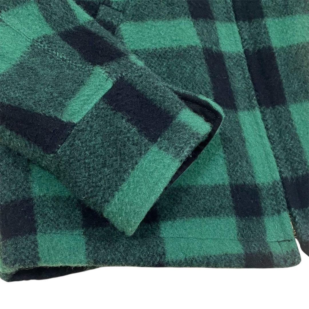 【良好】クーティーcootie バッファローチェック　メルトンCPOジャケットM