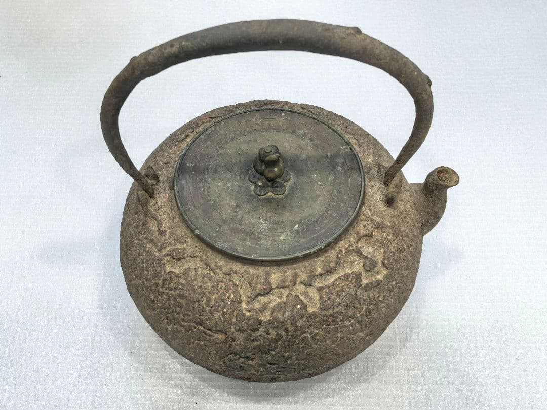 希少　鉄瓶 龍文堂造 骨董品　茶道具　インテリア　工芸品　コレクション
