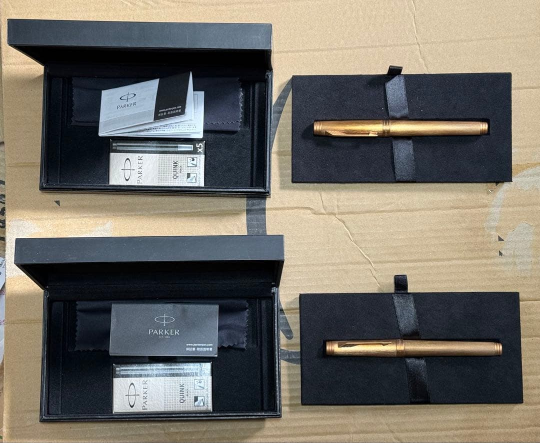 万年筆 パーカー プリミエ モノクローエディション ピンクゴールド F & M