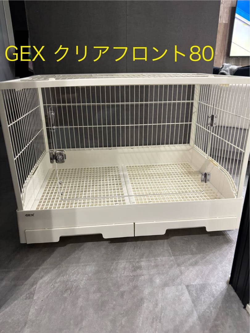 クリアフロント80 □小動物用ケージ□GEX ジェックス