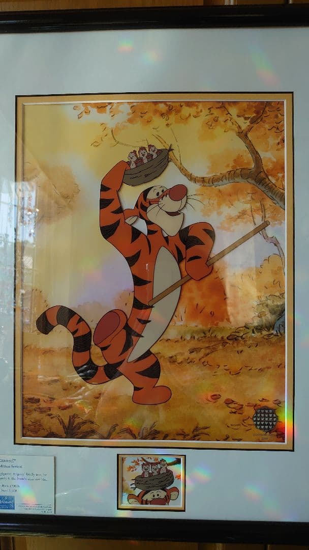 ✨️最終値下げ✨レア入手困難✨ディズニー セル画 ティガー✧*。オマケ付き✨