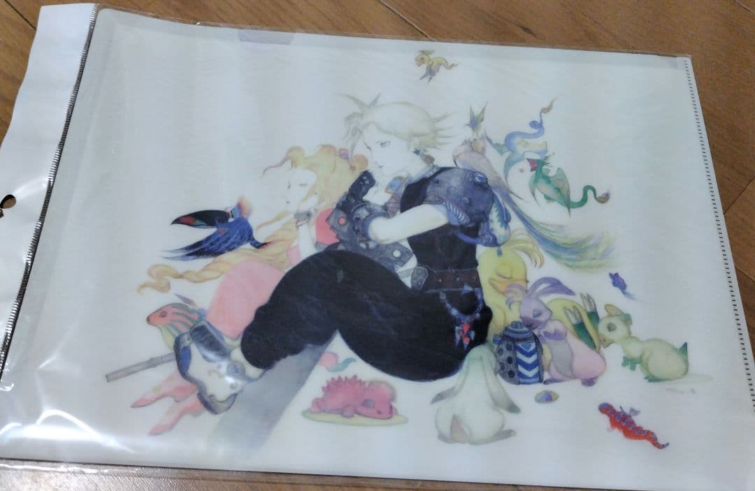 FF7 クラウド 　エアリス　クリアファイル 天野喜孝　未開封
