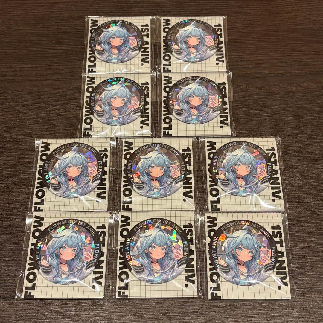 水宮枢　缶バッジ　10点セット　FLOW GLOW 1周年記念