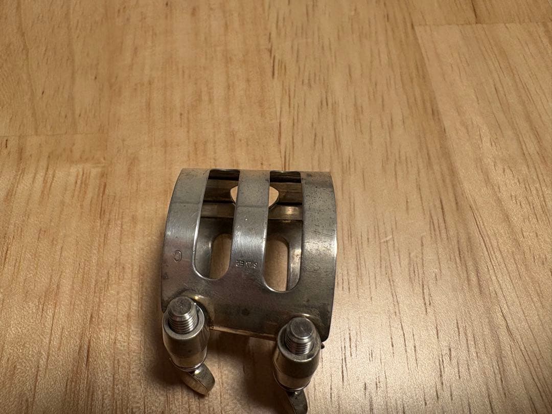 wood stoneクラリネットリガチャー 銀製