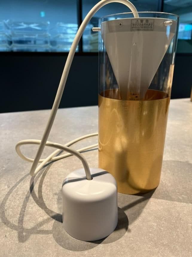 ゴールドクリアペンダントライト