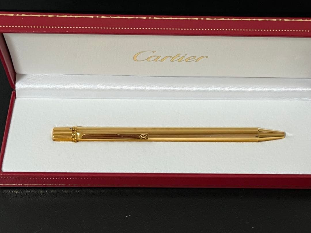 【極美品　未使用】Cartier マストドゥ　カルティエ　ゴールドボールペン