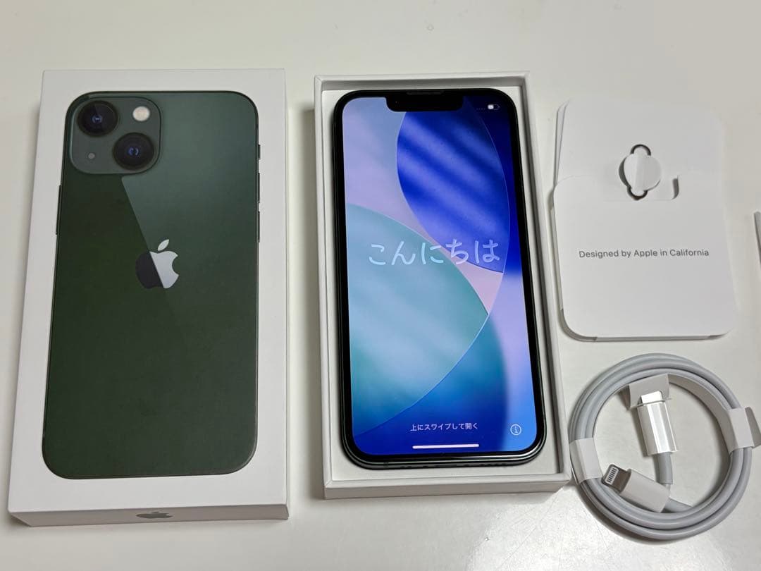 ゆ*み様 Apple iPhone 13 mini ミッドナイトグリーン 256