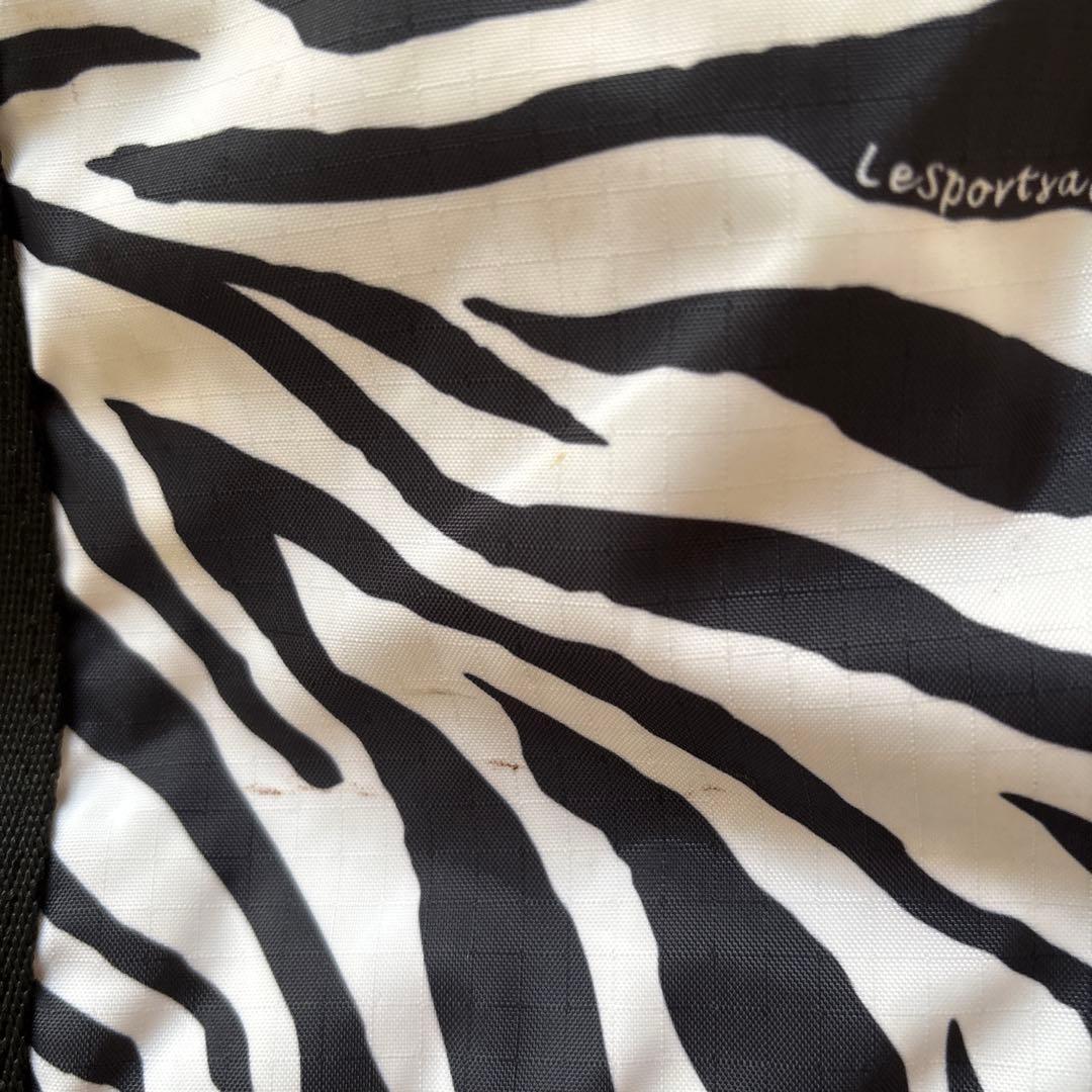 LESPORTSAC ゼブラ柄　ボストンバック　3点セット