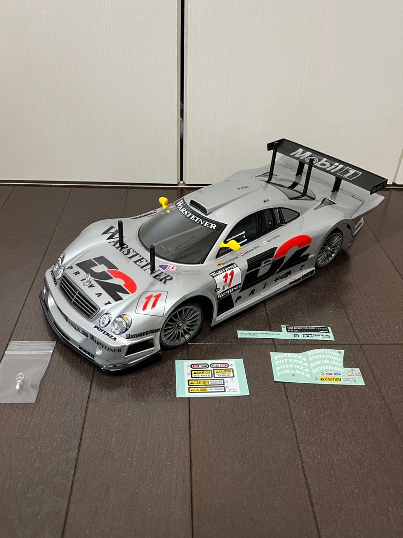 タミヤ　1/10　1997 メルセデスベンツ　CLK-GTR 　完成済みボディ