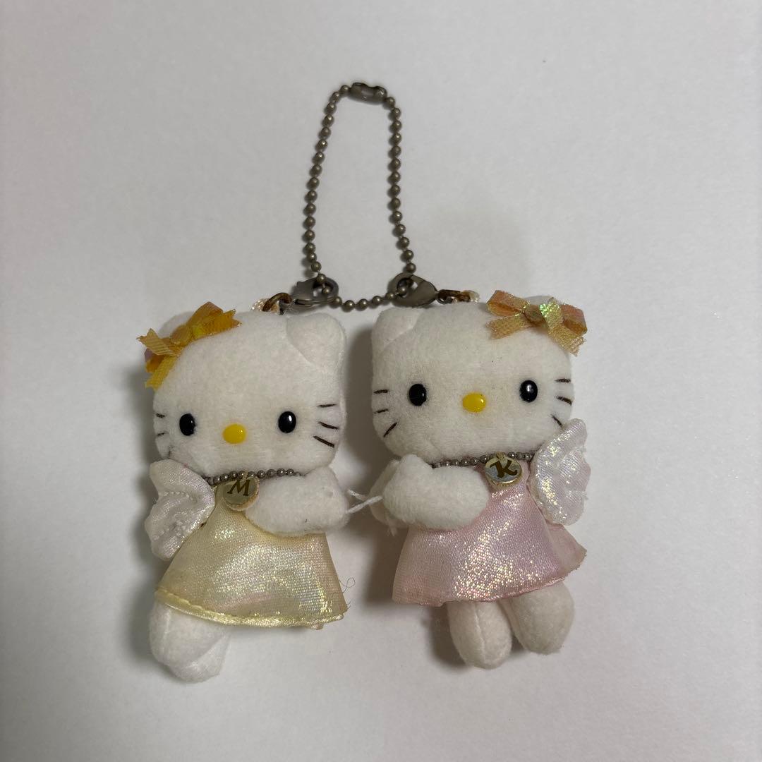 ハローキティ　ハローミミィ　ペアMホルダエンジェ