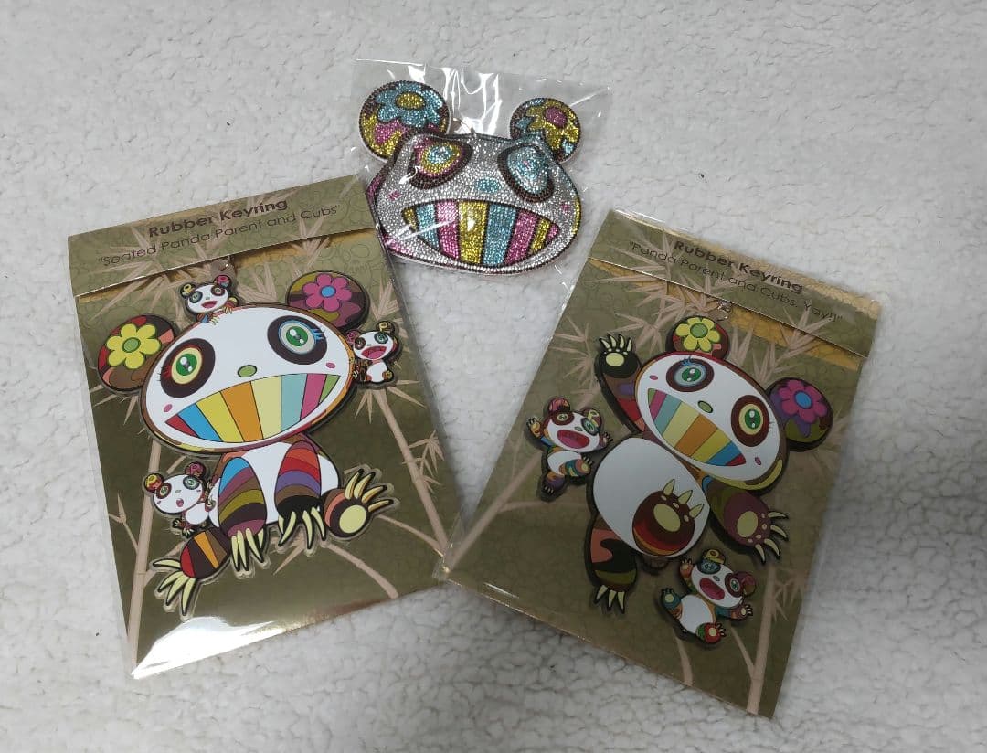 １セット限定★新作パンダセット★　村上隆　ラインストーン　ラバー　カイカイキキ