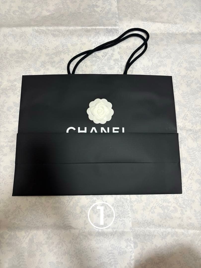 まとめ売り　CHANEL ショップ袋 黒 大　22枚セット