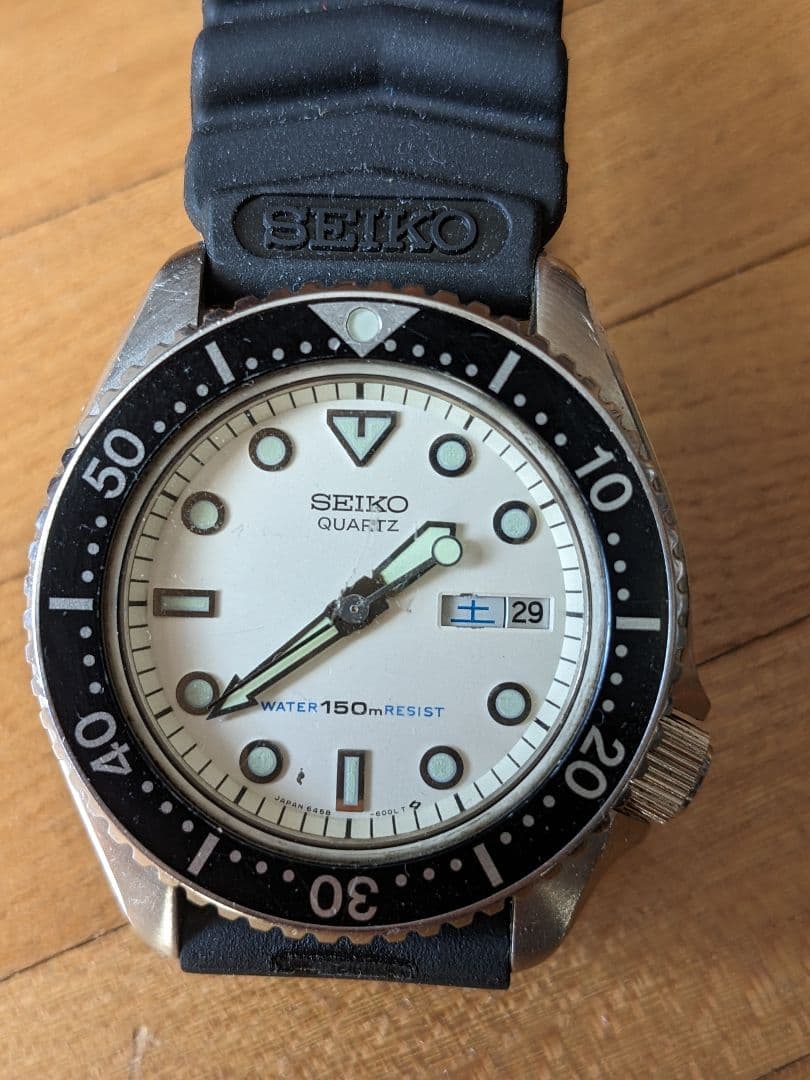 80s SEIKO ダイバーズ　希少ホワイト